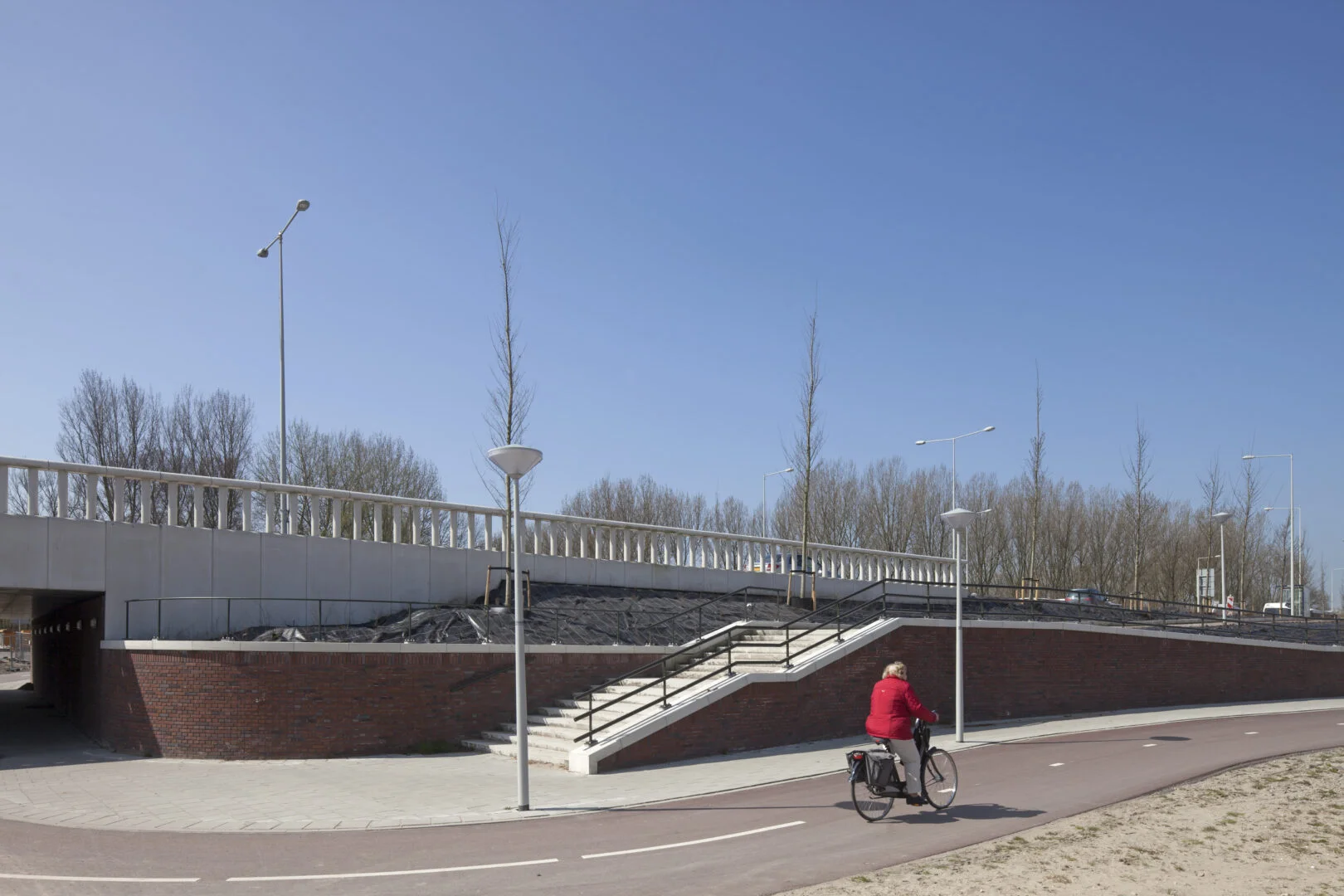 Singelbrug en Fietsonderdoorgang IJdoornlaan