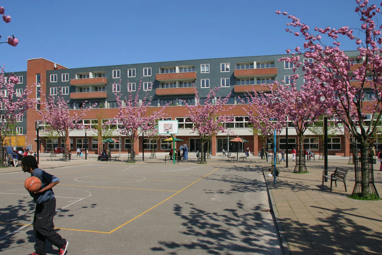 Woningen en school Balboaplein