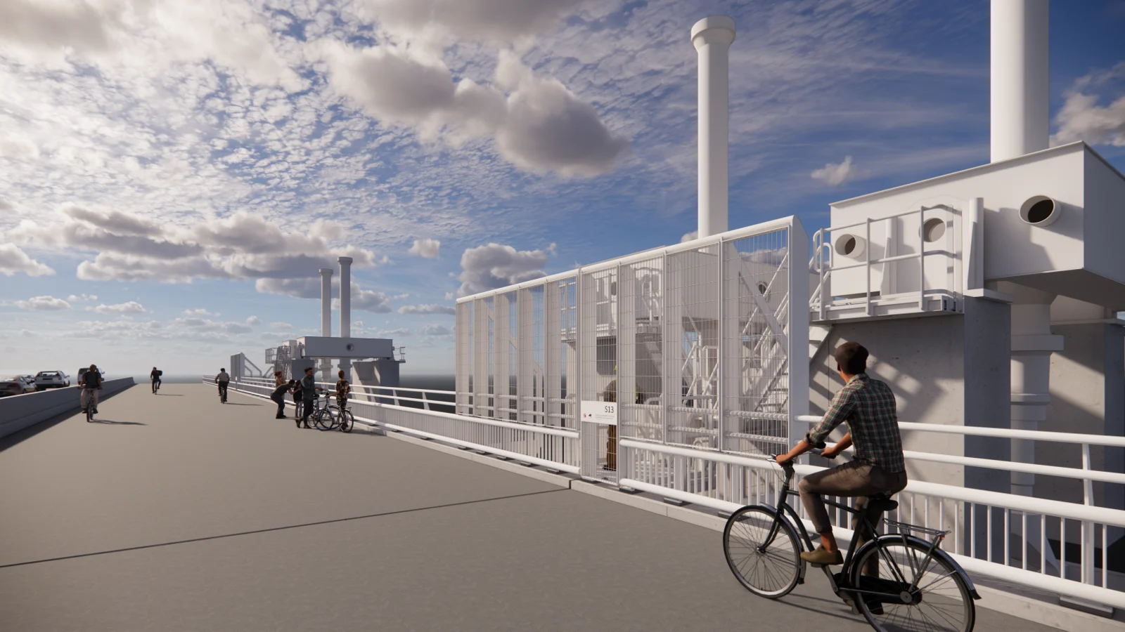 Nieuw hekwerk voor de Oosterscheldekering